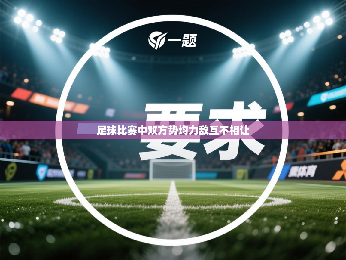 足球比赛中双方势均力敌互不相让